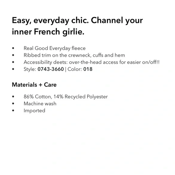 Aerie Tres Chic Sweatshirt - Picture 6 of 7